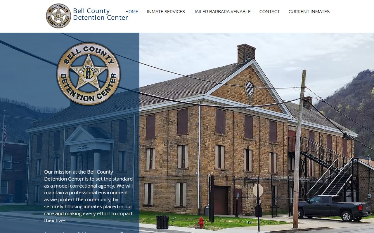 Bell County Detention Center booking and custody record source